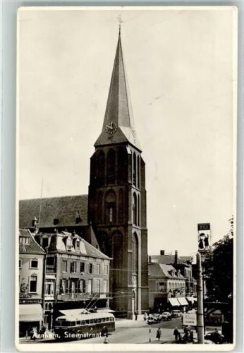 Arnhem Omnibus Kirche Steenstraat Foto-AK
