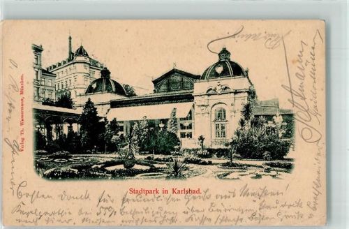 Karlovy Vary 1899 Stadtpark