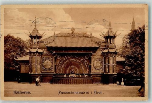 Kopenhagen 1914 Tivoli Feldpost WK I