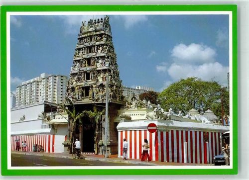 Singapore Denkmal Sri Mariamman Tempel