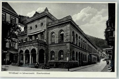 Bad Wildbad Kurhaus Eberhardbad Foto AK