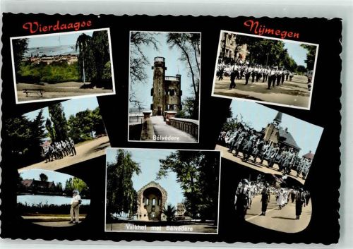 Nijmegen Vierdaagse Belvedere Valkhof Militärparade