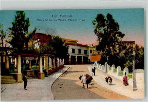 Meknes 1932 Entree de la Ville Arabe