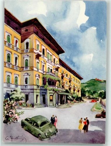 Montecatini Terme Grand Hotel sign. G.Frattini