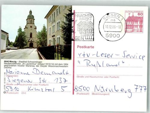Merzig Schwemlingen Kirche St. Laurentius