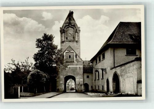 Memmingen Ulmertor mit Burg