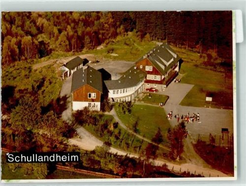 Valbert Foto Original aus Archiv eines Ansichtskartenverlag Fliegeraufnahme vom Schullandheim Ort handschriftlich