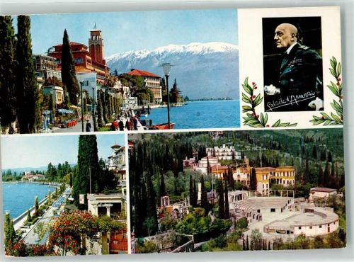 Gardone Riviera Portrait Gabriele d´Annunzio Der Vittoriale der Italiener