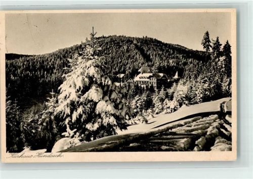 77815 W7580 Hundseck , Baden - Winter Kurhaus