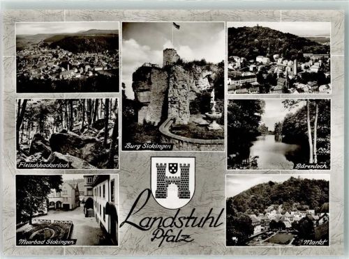 Landstuhl Burg Sickingen Marktplatz Sanatorium Moorbad