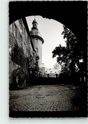Laubach Foto Original aus Archiv eines Ansichtskartenverlags Schloss Ort handschriftlich