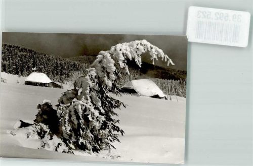 Kandel Kandelkapelle im Winter Foto Original aus Archiv eines Ansichtskartenverlags Ort handschriftlich