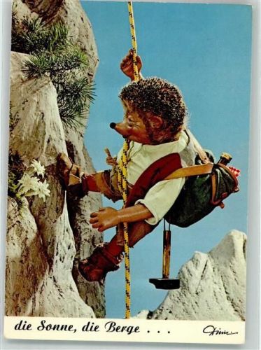 1988 die Sonne die Berge... Mecki beim Bergsteigen Diehl-Film Nr.465