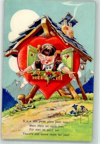 Berghütte Herz Enzian Serie Nr. 15