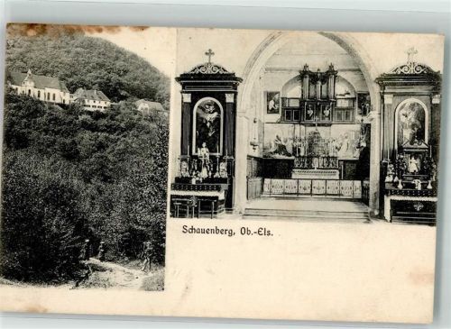 Pfaffenheim 1909 Kirche Notre-Dame du Schauenberg