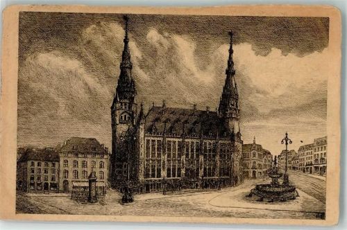 Aachen 1921 Rathaus