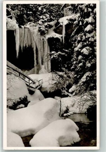 Scheidegg Winter Wasserfall Rohrachschlucht