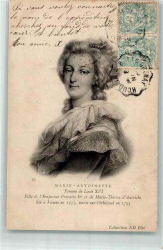 1903 Marie Antoinette Femme de Louis XVI