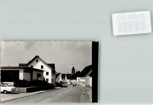 Ostrach Ort handschriftlich Foto Original aus Archiv eines Ansichtskartenverlags