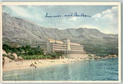 Split 1955 Hotel Jadran Tucepi Foto AK