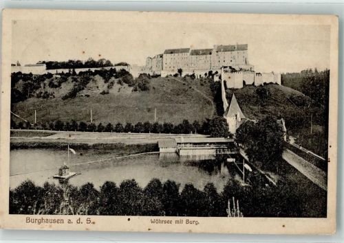 Burghausen 1918 Burg Wöhrsee Feldpost WK I
