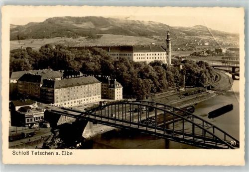 Decin 1941 Schloss Feldpost WK II
