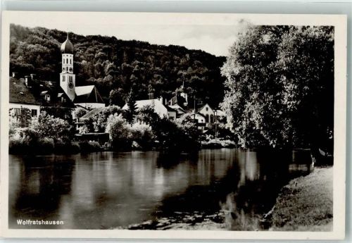 82515 W8190 Wolfratshausen 1932 - mit Loisach und Kirche St. Andreas Verlag Peter Triem Nr. 211