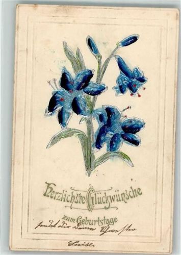 1905 Blaue Lilien