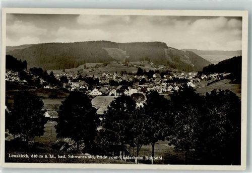 Lenzkirch Blick vom Kinderheim Ruhbühl