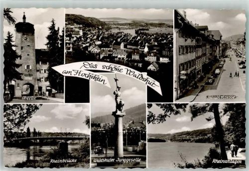 Waldshut Obertor Hauptstrasse Junggeselle Rheinbrücke