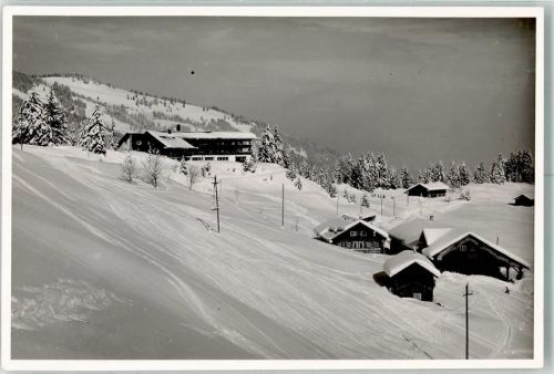 Sonthofen Allgäuer Berghof Winter Schnee Ort handschriftlich Foto Original aus Archiv eines Ansichtskartenverlags