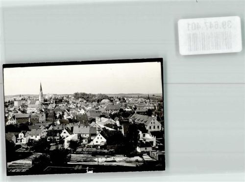 Pfaffenhofen mit Stadtpfarrkirche Foto Orginal aus Archiv eines Ansichtskartenverlags Ort handschriftlich