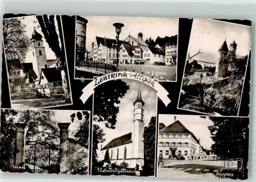 Leutkirch Martinskirche Dreifaltigkeitskirche Postplatz Pulverturm