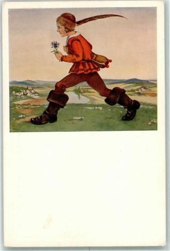 Peter Schlemihl Die Siebenmeilenstiefel sign. Lang Hans Österr.Jugendrotkreuz