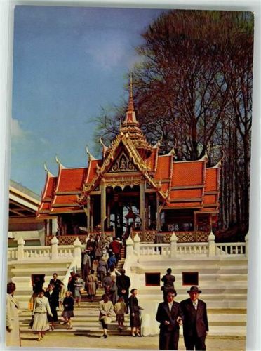 Brüssel Pavillon von Thailand Exposition Universelle de Bruxelles 1958 Ausstellung