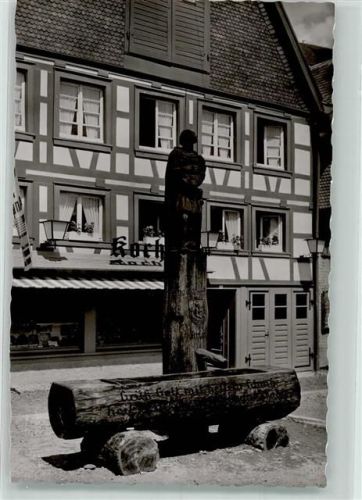 Furtwangen Sängerbrunnen Geschäft Fachwerkhaus