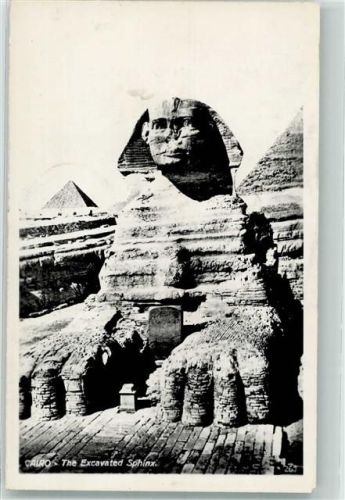 Kairo 1959 Denkmal Sphinx