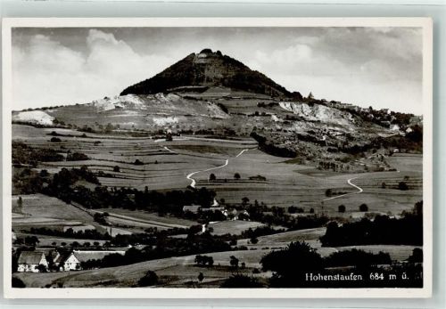 Hohenstaufen 1952 Burgberg und Ort