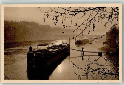 Paris 1912 Kanal Seine