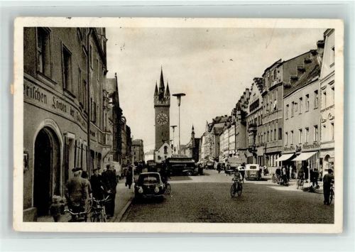 Straubing Ludwigplatz Stadtturm