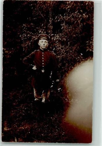 Ein Landser im Wald Karte tlw. überbelichtet