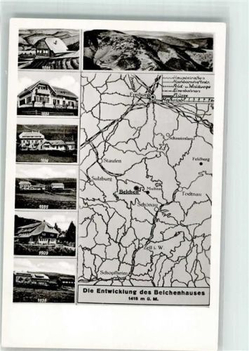 Schönenberg Foto Original aus Archiv eines Ansichtskartenverlags Entwicklung des Belchenhauses