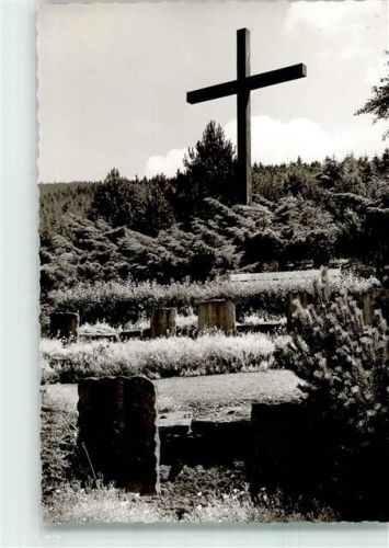 Lenhausen Foto Original aus Archiv eines Ansichtskartenverlags Kriegerdenkmal Kreuz Ort handschriftlich