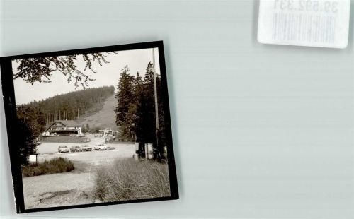 Hundseck Gasthaus mit Bühlertallift Foto Original aus Archiv eines Ansichtskartenverlags Ort handschriftlich