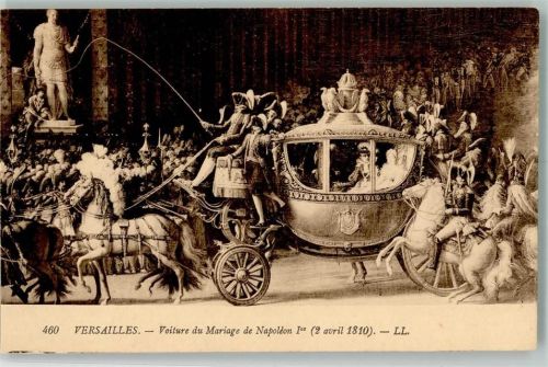 Versailles Hochzeit 1810 Kutsche Pferde l Nr.460