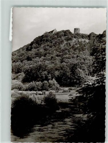 Hammelburg Ort handschriftlich Foto Original aus Archiv eines Ansichtskartenverlags