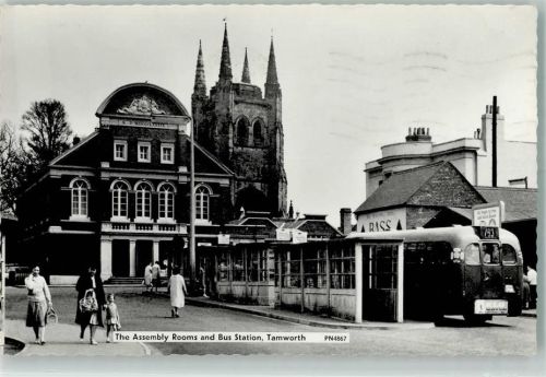Birmingham 1965 The Assembly Rooms Bus - Bahnhof Tamworth