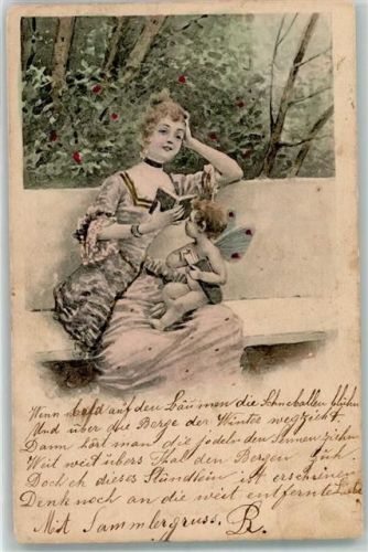 1904 Frau Buch lesen