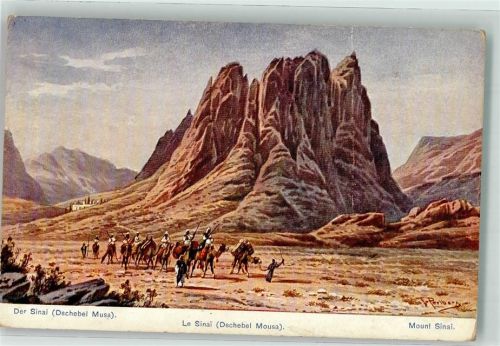 Der Sinai (Dschebel Musa) Kamele Serie 766 Palästina Nr. 23