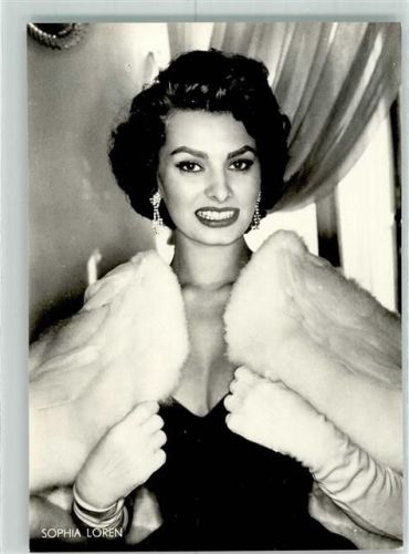 Loren, Sophia Vera Foto Filmschauspieler Foto AK